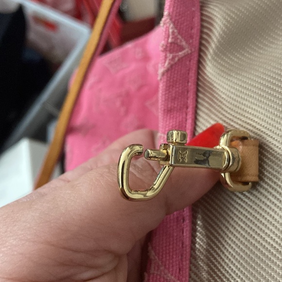 Louis Vuitton Neverfull denim monogram pink - Picture 12 of 12